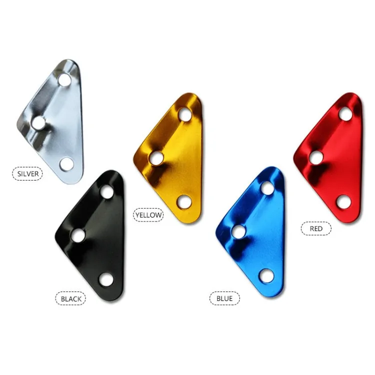 3 PCS Triangle Aluminum Alloy Wind Rope Buckle Adjustment Buckle Tent Canopy Pull Rope Slip Rope Buckle Accessories(Black)