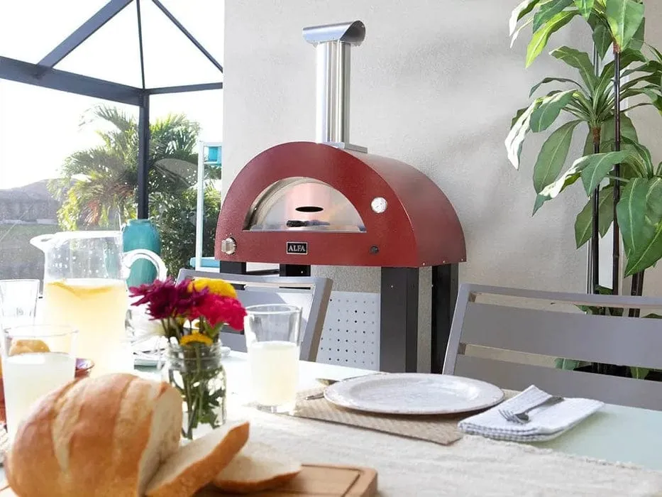 Alfa Moderno 2 Pizze Gas Fired Pizza Oven (Ardesia Grey)