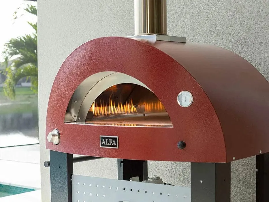 Alfa Moderno 2 Pizze Gas Fired Pizza Oven (Ardesia Grey)