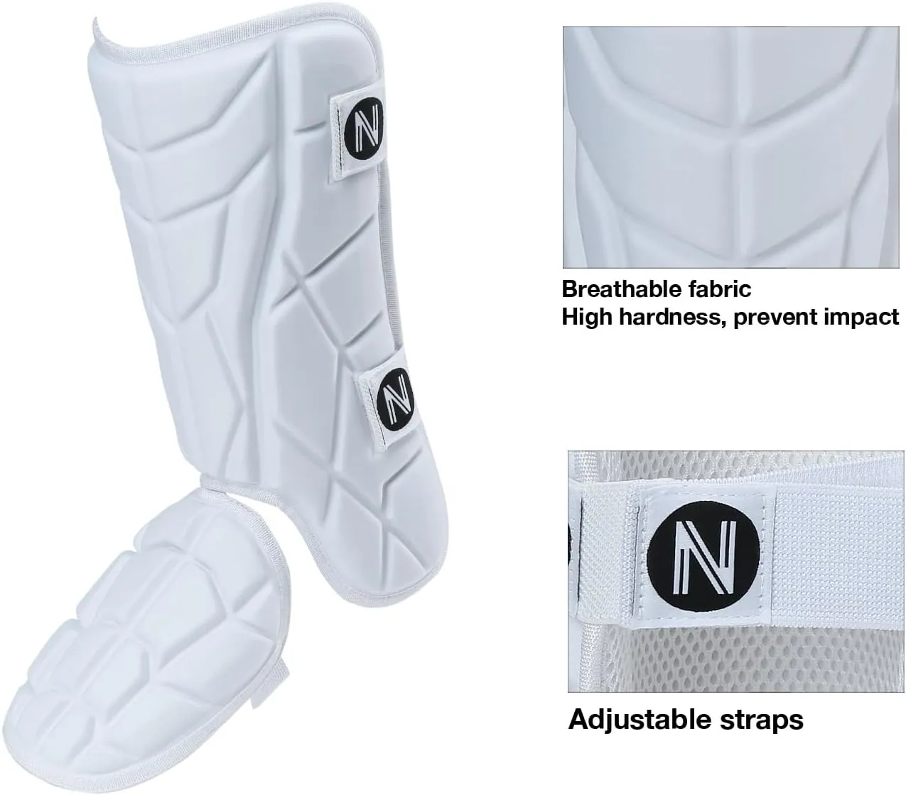Batter's Leg Guards, Baseball/Softball Leg Guard, Adult and Youth Size