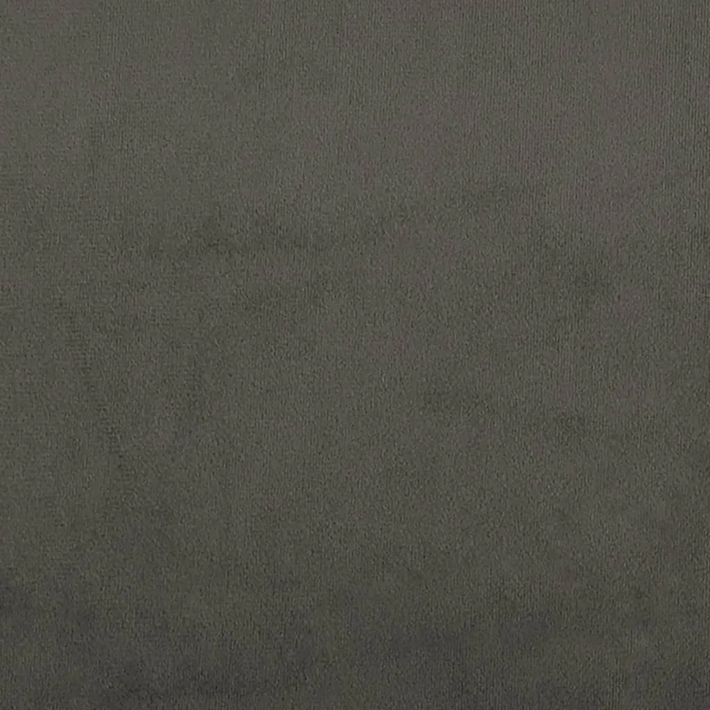 Bed Frame without Mattress Dark Grey 90x190 cm Single Single Velvet