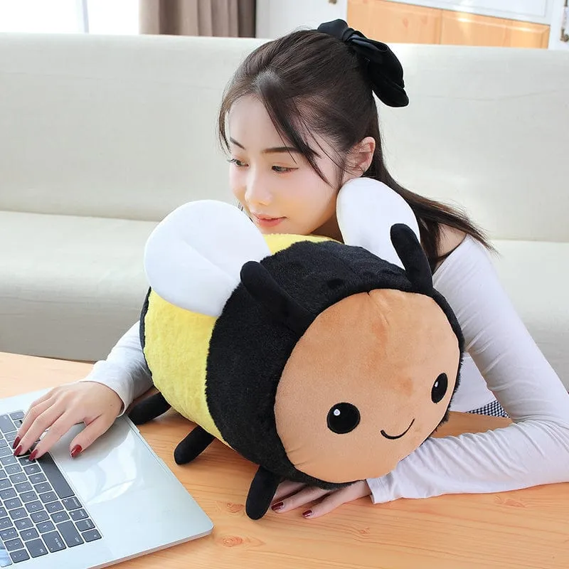 Bee and Lady Bug Plush Toys, baby safe. Three sizes! *