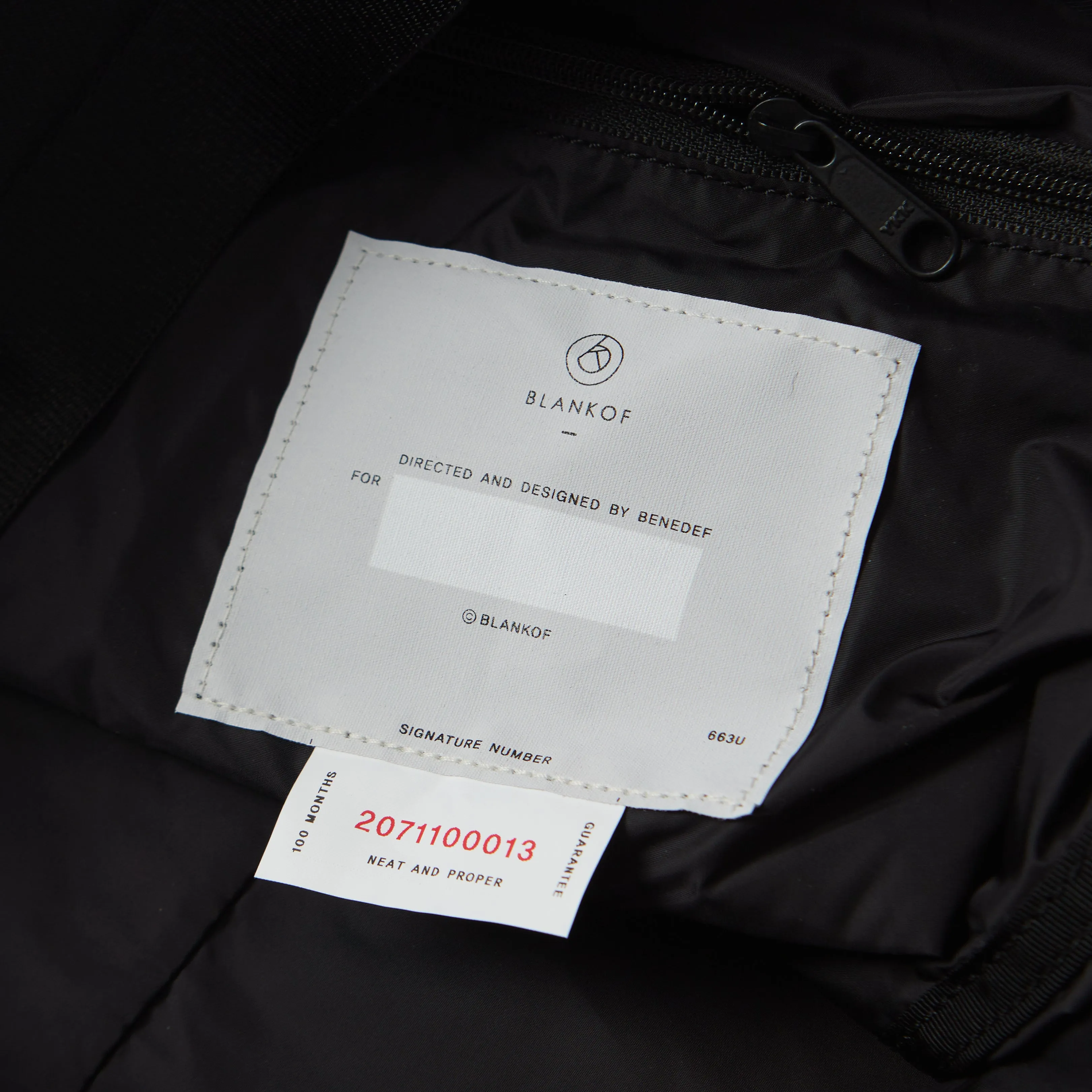 BLANKOF - Fisherman Bag 3 Black