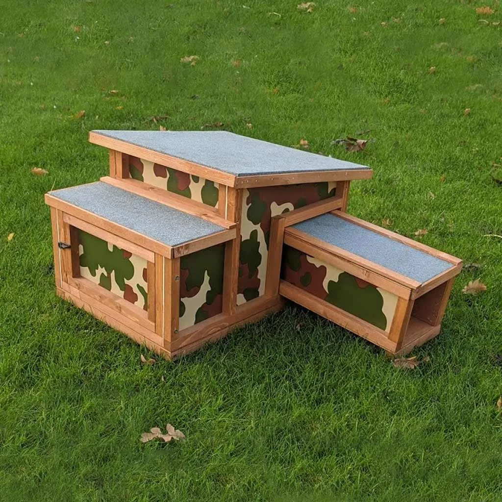 Camouflage Hedgehog House | Perfect For Hibernation Or As A Feeding Station
