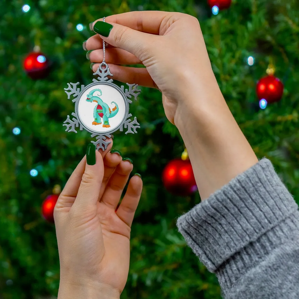 Chrisikle Pewter Snowflake Ornament