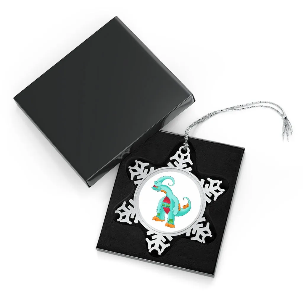 Chrisikle Pewter Snowflake Ornament