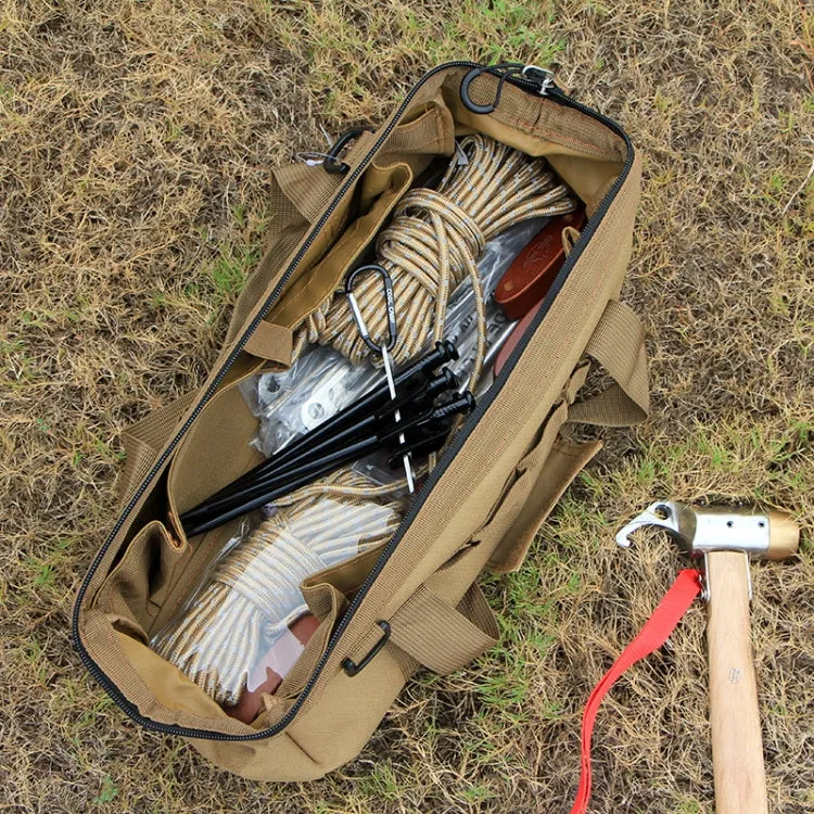 COOLCAMP CF-A207 Outdoor Camping Tent Peg Organizer Portable Stainless Steel Camping Peg Shelf, Size: 28x105mm