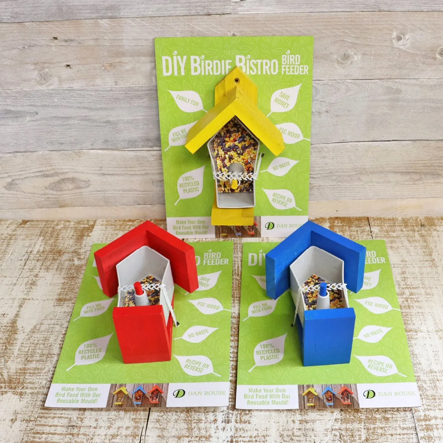 Dan Rouse Red Birdie Bistro Bird Feeder