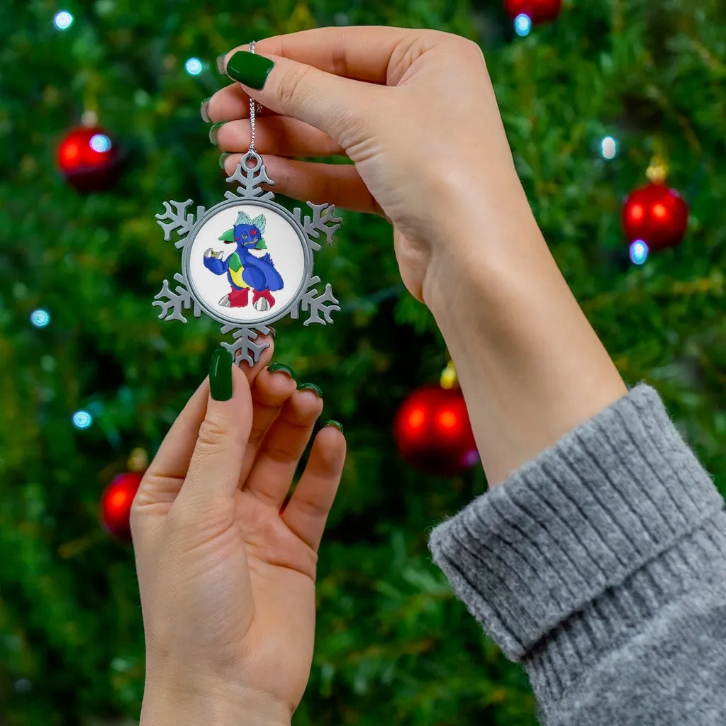 Duldi Pewter Snowflake Ornament