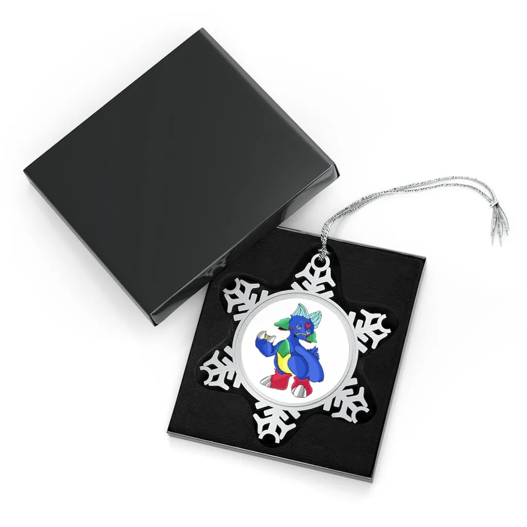 Duldi Pewter Snowflake Ornament