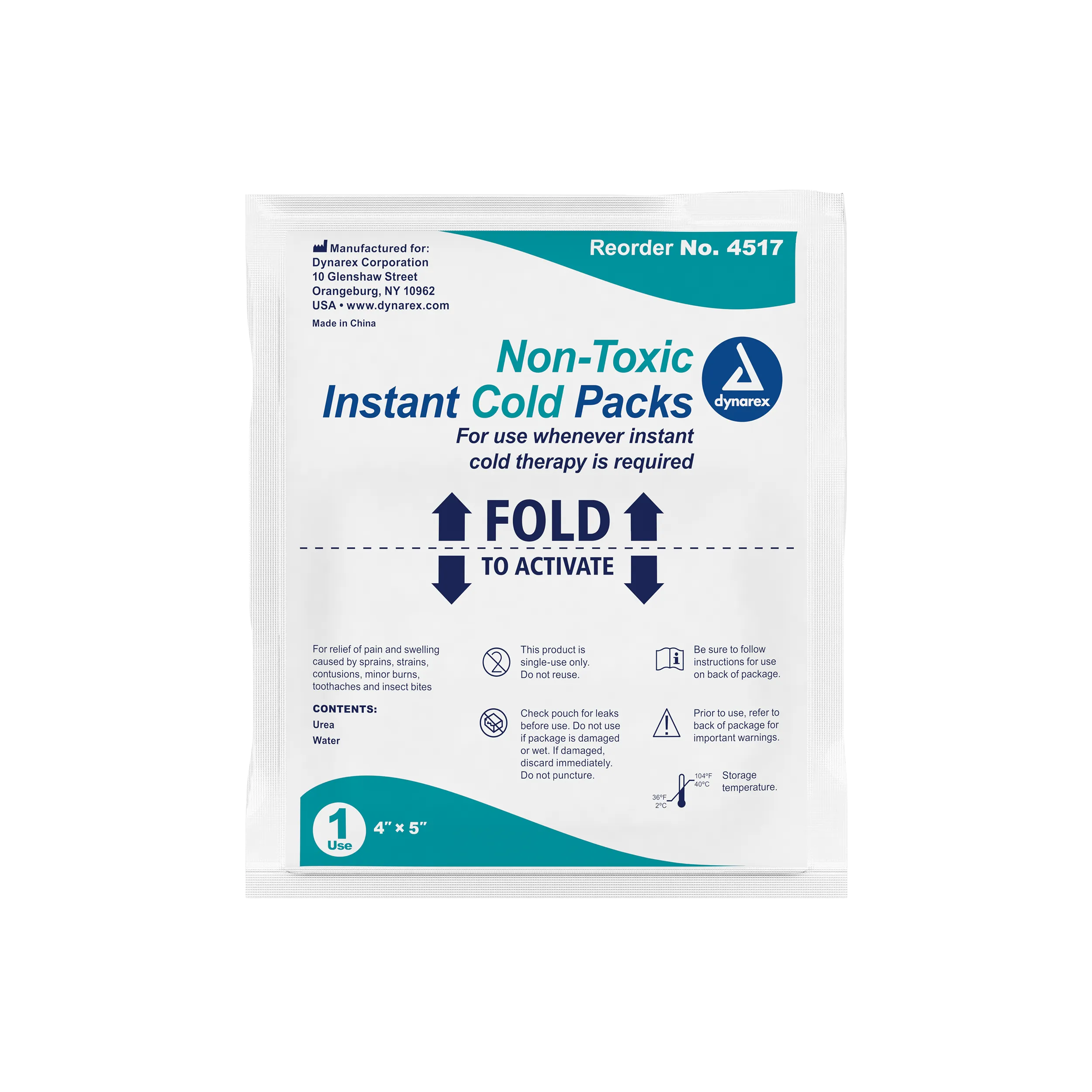 Dynarex - Instant Cold Pack with Urea (Non-Toxic)