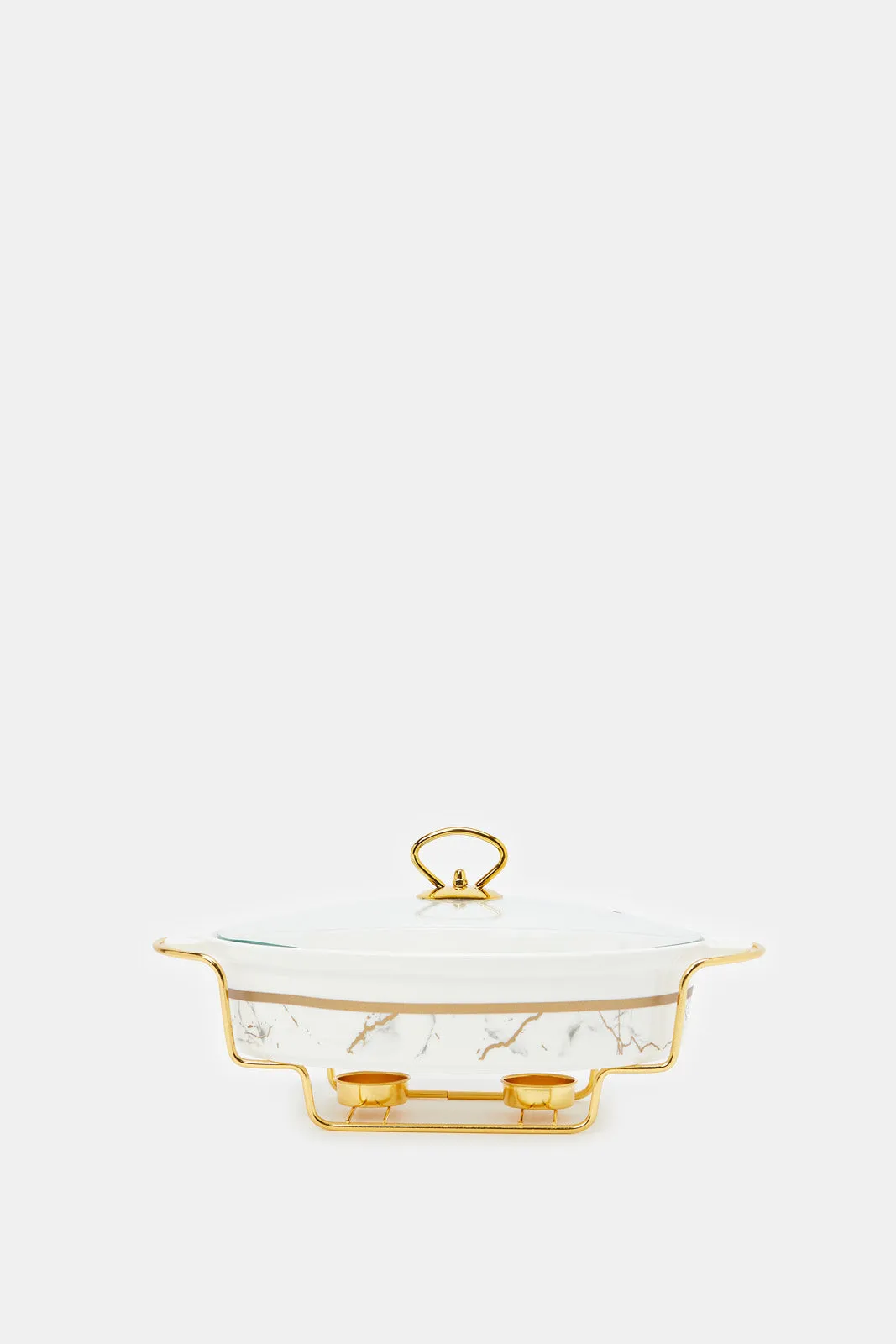 Gold Oval Food Wormer Set (3 Piece)
