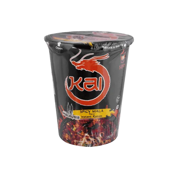 KAI SPICY MALA FLAVOR INSTANT RAMEN NOODLES CUP 71G