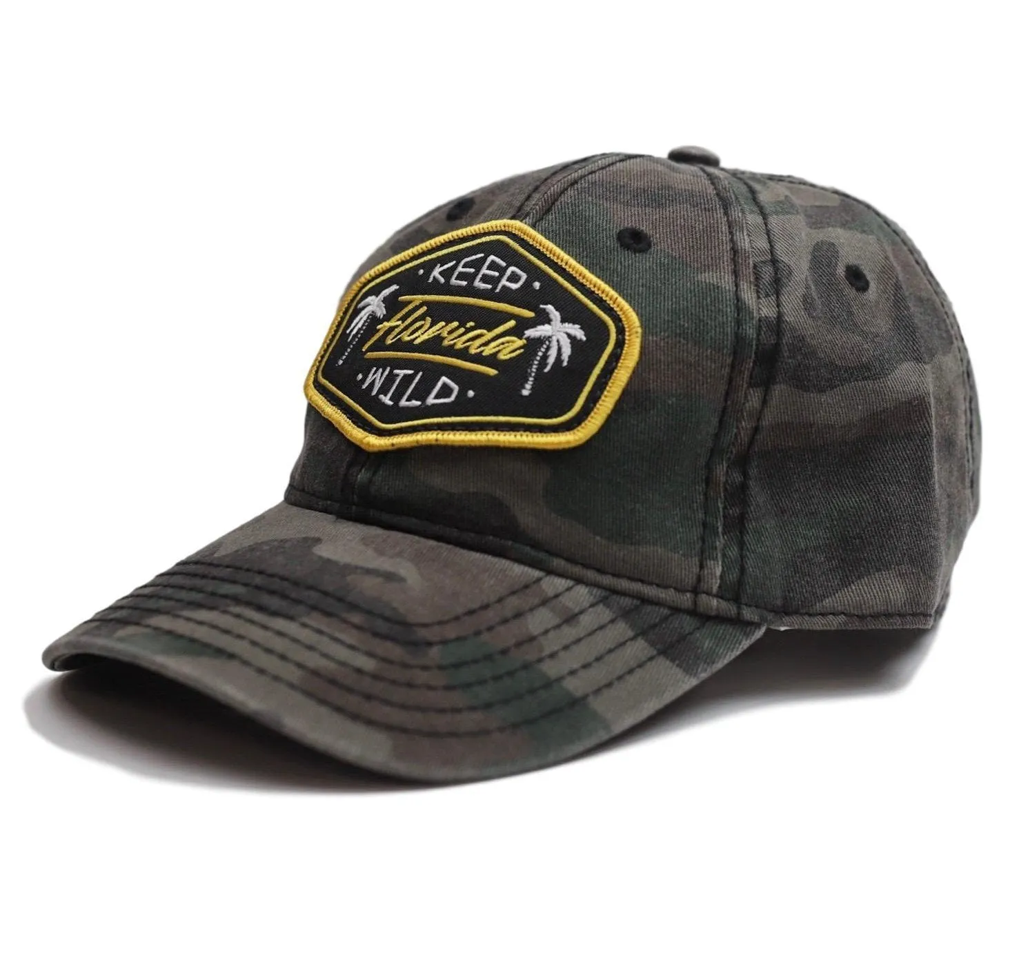 KEEP FL WILD UNSTRUCTURED HAT - CAMO
