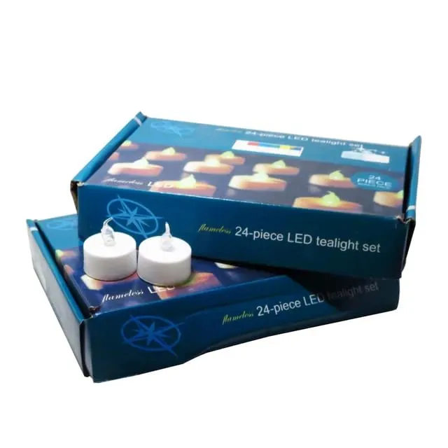 Maverick led Battery Flameless LED Tea Light Candle - Flickering Electronic Candles - Perfect for Home Décor - Safe, Realistic, Long-Lasting