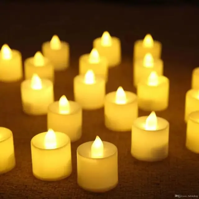 Maverick led Battery Flameless LED Tea Light Candle - Flickering Electronic Candles - Perfect for Home Décor - Safe, Realistic, Long-Lasting
