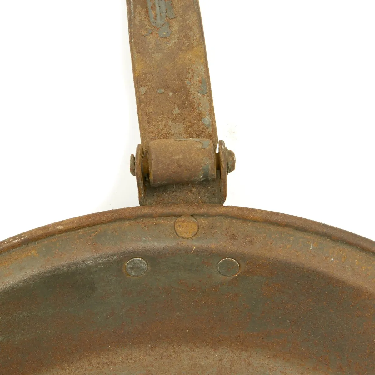 Original U.S. Indian Wars Tin Drinking Cup and Pattern 1890 Round Mess Kit - Marked US