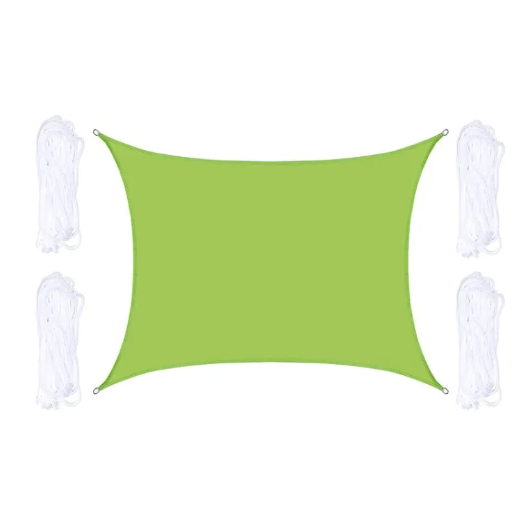 Outdoor Garden Sunshade Sail Waterproof Anti-UV Canopy, Size: 2m x 2.5m(Green)