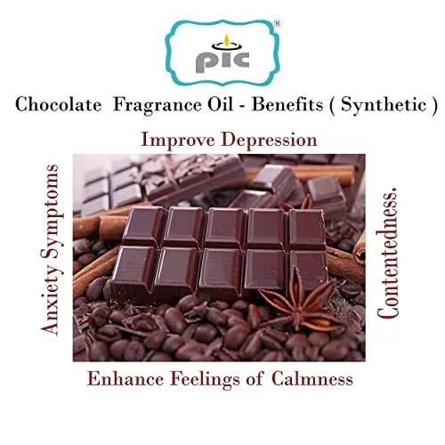 PIC Handmade Southern Pecan Chocolate Scented Brown Wax Pillar Candle (Pack of 4) PUREPC42341 Size 2.75 X 4 Inch