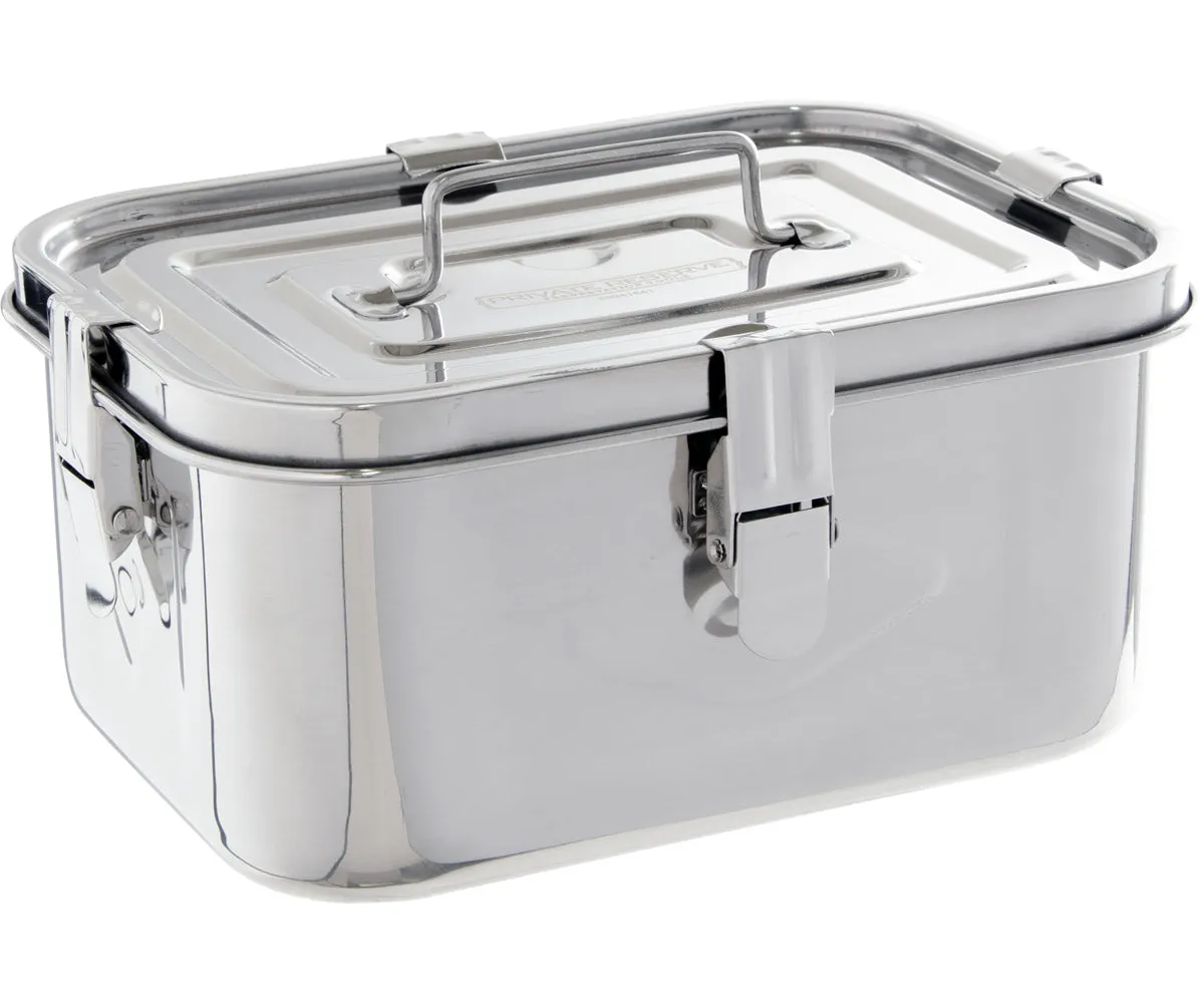Private Reserve Airtight Strongbox, 2.5 liters, 8.3"x6"x4"