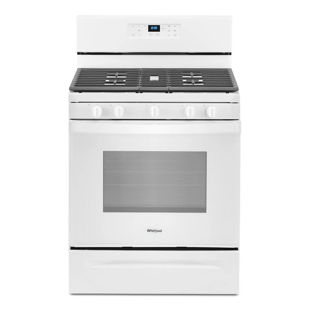 Whirlpool WFG525S0JW 5.0 cu. ft. Gas Range with Center Oval Burner
